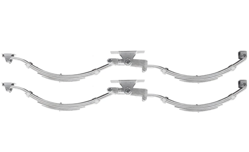 Slipper Eye Type - 3500kg - 45mm wide - Pair for trailer suspension system components.