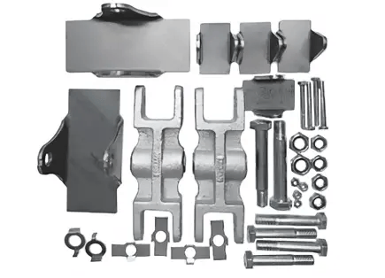 Trojan Suspension Hardware Tandem Rocker Kit - 45mm Slipper - Eye/Eye Tandem Rocker Kit - 45mm Slipper - Eye/Eye