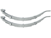 Trojan 6 Leaf Low Slipper Spring - 1500kg - 50mm wide - Pair displayed on a white background.