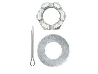 Axle Nut, Washer & Split Pin Kit - 9/98 On - 2000kg