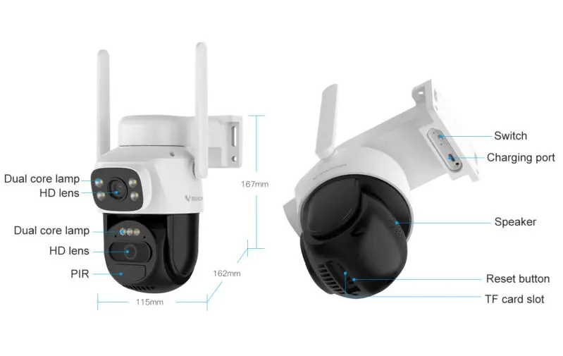 Outdoor Solar Wifi Security Camera by salelink.co.nz