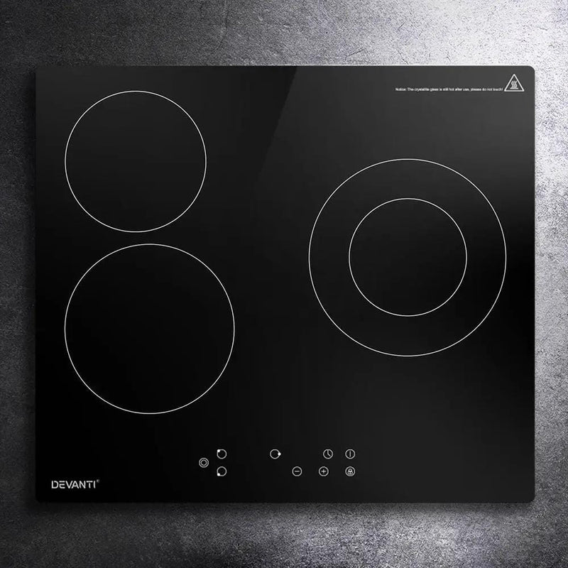 SportZone.co.nz Appliances > Kitchen Appliances > Cooktops & Stoves Devanti Electric Ceramic Cooktop 60cm Kitchen Cooker 4 Burner Hob Touch Control 5200W Devanti Electric Ceramic Cooktop 60cm Kitchen Cooker 4 Burner Hob Touch Control 5200W
