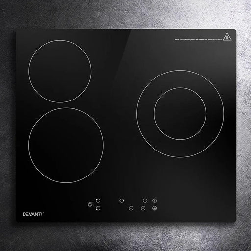 SportZone.co.nz Appliances > Kitchen Appliances > Cooktops & Stoves Devanti Electric Ceramic Cooktop 60cm Kitchen Cooker 4 Burner Hob Touch Control 5200W Devanti Electric Ceramic Cooktop 60cm Kitchen Cooker 4 Burner Hob Touch Control 5200W