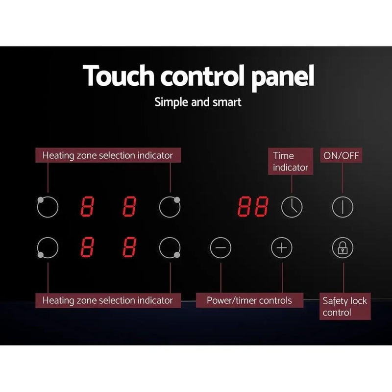 SportZone.co.nz Appliances > Kitchen Appliances > Cooktops & Stoves Devanti Electric Ceramic Cooktop 60cm Touch Control Devanti Electric Ceramic Cooktop 60cm Touch Control