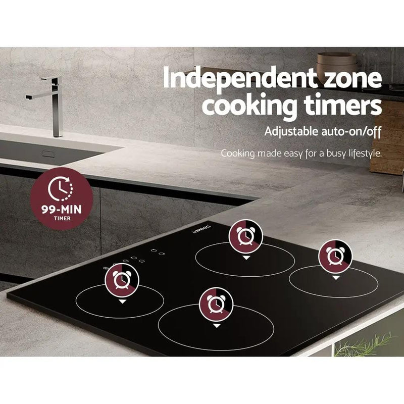 SportZone.co.nz Appliances > Kitchen Appliances > Cooktops & Stoves Devanti Electric Ceramic Cooktop 60cm Touch Control Devanti Electric Ceramic Cooktop 60cm Touch Control