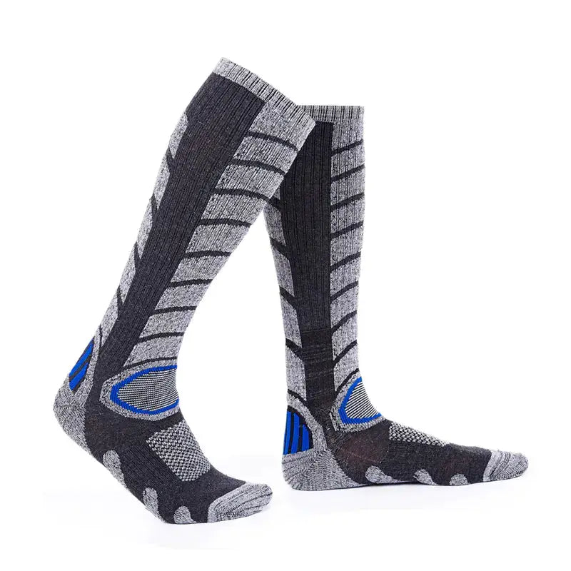 Thick Terry Hiking Socks for Men and Women - Cotton High Tube Cushioned Trail Socks by Mead's Supply & Equipment Outfitters limited