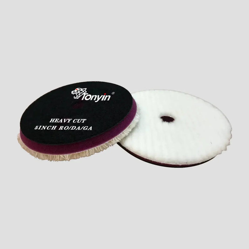 TONYIN 5 INCH WOOL POLISH PAD EXTREME HEAVY CUT (TP01A) by Racing Pro NZ Ltd