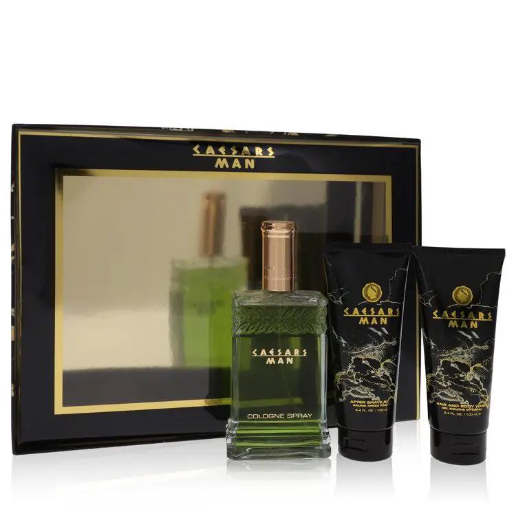 Caesars Gift Set - 4 oz Cologne Spray + 3.3 oz Shower Gel + 3.3 oz After Shave Balm by Caesars -- by Brands HD