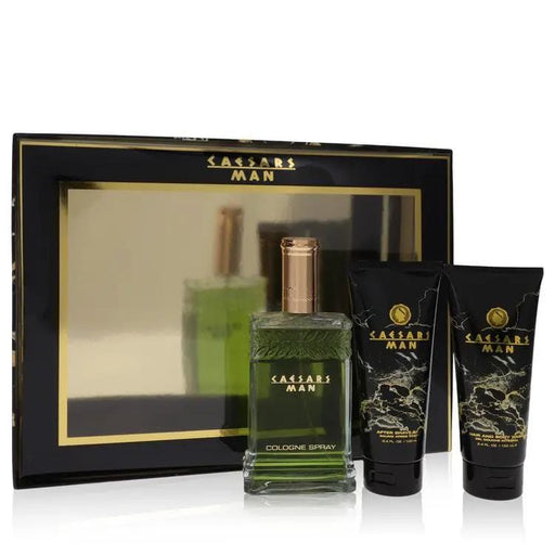 Brands HD Gift Set - 4 oz Cologne Spray + 3.3 oz Shower Gel + 3.3 oz After Shave Balm Caesars Gift Set - 4 oz Cologne Spray + 3.3 oz Shower Gel + 3.3 oz After Shave Balm by Caesars -- Caesars Gift Set - 4 oz Cologne Spray + 3.3 oz Shower Gel + 3.3 oz After Shave Balm by Caesars --