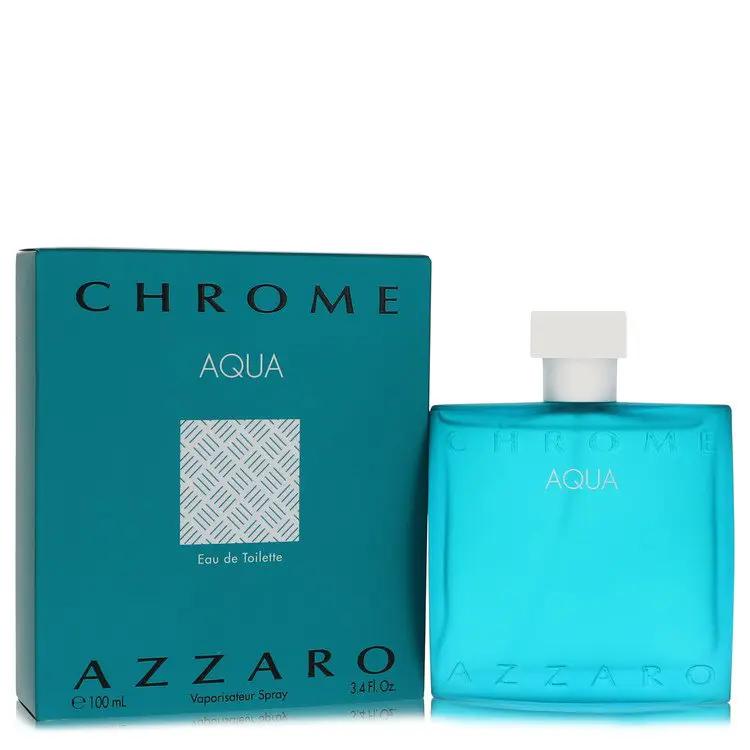 Chrome Aqua Eau De Toilette Spray by Azzaro 100 ml by Brands HD