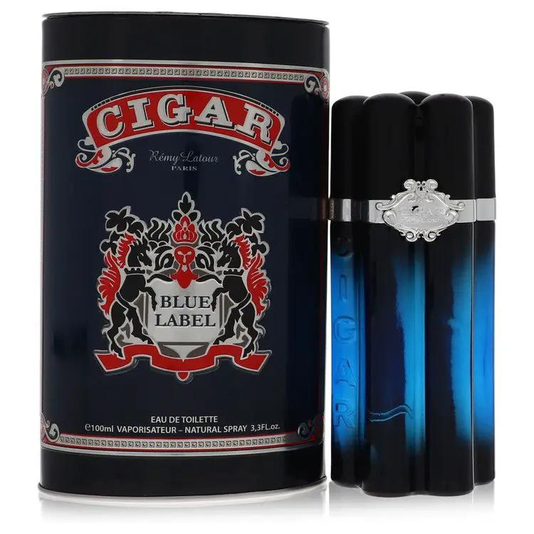 Cigar Blue Label Eau De Toilette Spray by Remy Latour 100 ml by Brands HD