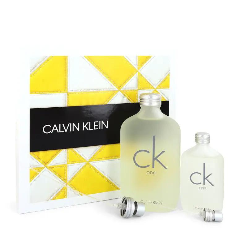 Brands HD Gift Set - 6.7 oz Eau De Toilette Spray + 1.7 oz Eau De Toilette Spray (Unisex) Ck One Gift Set - 6.7 oz Eau De Toilette Spray + 1.7 oz Eau De Toilette Spray (Unisex) by Calvin Klein -- Ck One Gift Set - 6.7 oz Eau De Toilette Spray + 1.7 oz Eau De Toilette Spray (Unisex) by Calvin Klein --