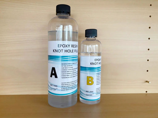 Epoxy Resin Knot Hole Filler - 3 : 1 by Weight by Resin Art NZ