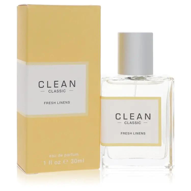 Clean Fresh Linens Eau De Parfum Spray (Unisex) by Clean 30 ml by Brands HD