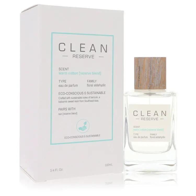 Clean Reserve Warm Cotton Eau De Parfum Spray by Clean 100 ml by Brands HD