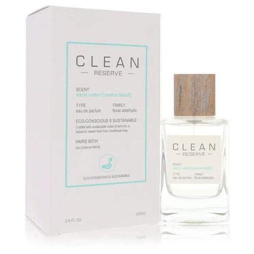 Clean Reserve Warm Cotton Eau De Parfum Spray by Clean 100 ml by Brands HD