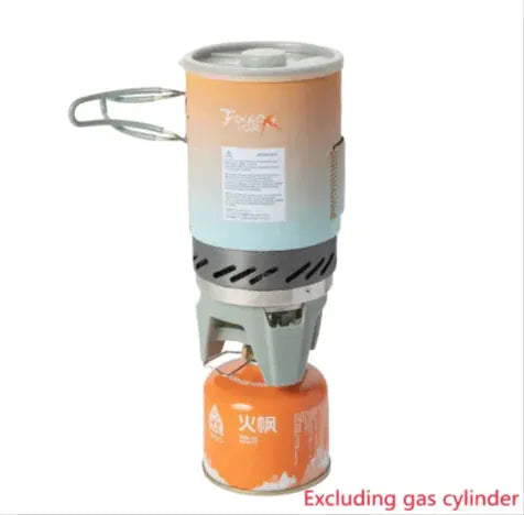 FireMaple Outdoor Heat-Exchange Camping Pot - 1L Efficient Cooking System with Thermal Cover | Backpacking Cookware by Mead's Supply & Equipment Outfitters limited