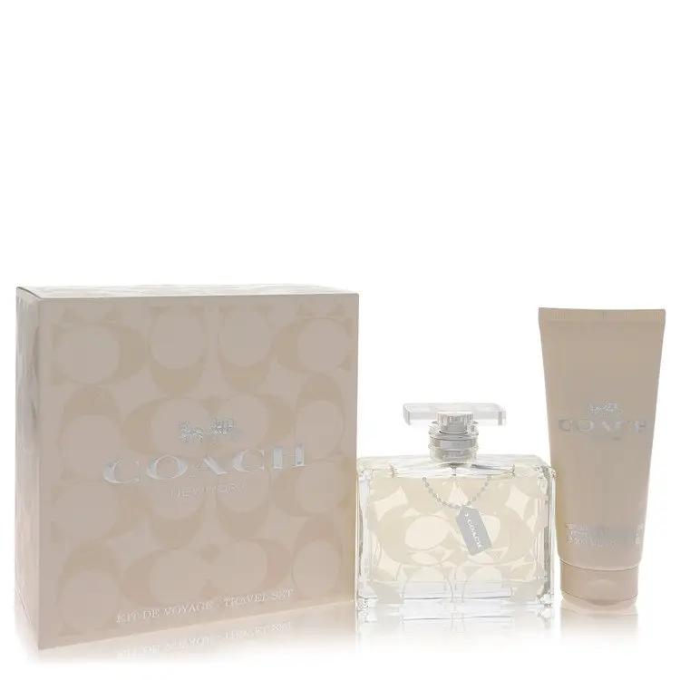 Brands HD Gift Set - 3.3 oz Eau De Parfum + 3.3 oz Body Lotion Travel Set Coach Signature Gift Set - 3.3 oz Eau De Parfum + 3.3 oz Body Lotion Travel Set by Coach -- Coach Signature Gift Set - 3.3 oz Eau De Parfum + 3.3 oz Body Lotion Travel Set by Coach --
