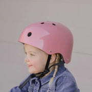 Kids Bike Helmet Vintage Pink – CoConuts | Children’s Helmet NZ by Curious Moonbeam