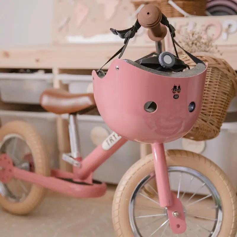 Kids Bike Helmet Vintage Pink – CoConuts | Children’s Helmet NZ by Curious Moonbeam