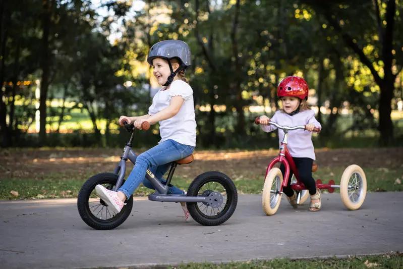 Kids Bike Helmet Vintage Grey – CoConuts | Children’s Helmet NZ by Curious Moonbeam