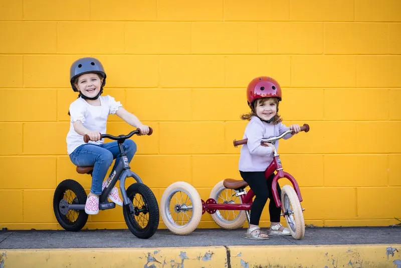 Kids Bike Helmet Vintage Grey – CoConuts | Children’s Helmet NZ by Curious Moonbeam