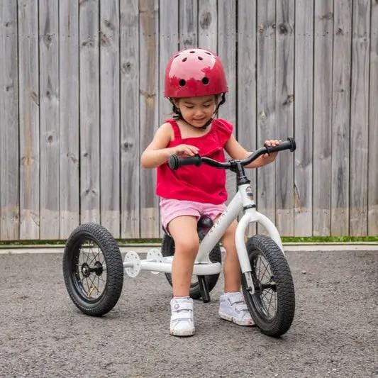 Kids Bike Helmet Vintage Red – CoConuts | Children’s Helmet NZ by Curious Moonbeam