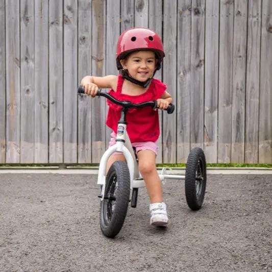 Kids Bike Helmet Vintage Red – CoConuts | Children’s Helmet NZ by Curious Moonbeam