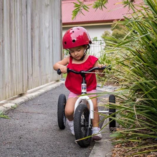 Kids Bike Helmet Vintage Red – CoConuts | Children’s Helmet NZ by Curious Moonbeam