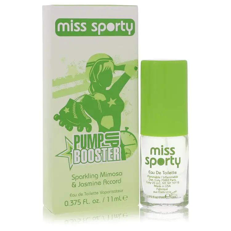 Miss Sporty Pump Up Booster Sparkling Mimosa & Jasmine Accord Eau De Toilette Spray by Coty 11 ml by Brands HD