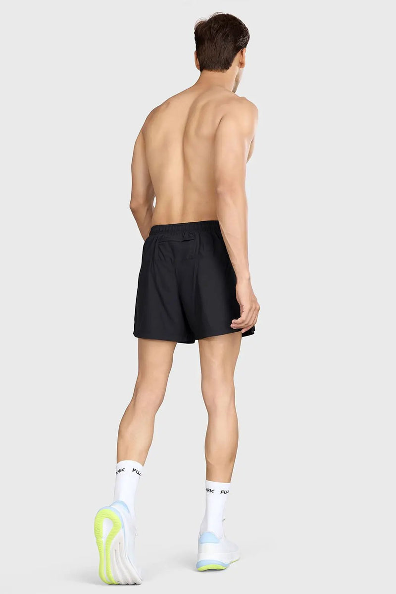 Pulse 4" Running Shorts Black by Fuaark Nz