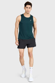 Ember Running Tank Bottle Green by Fuaark Nz