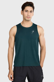 Ember Running Tank Bottle Green by Fuaark Nz