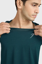 Ember Running Tank Bottle Green by Fuaark Nz