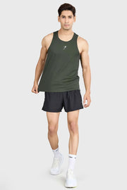 Pulse Running Tank Olive by Fuaark Nz