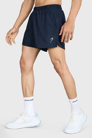 Pulse 4" Running Shorts Navy by Fuaark Nz