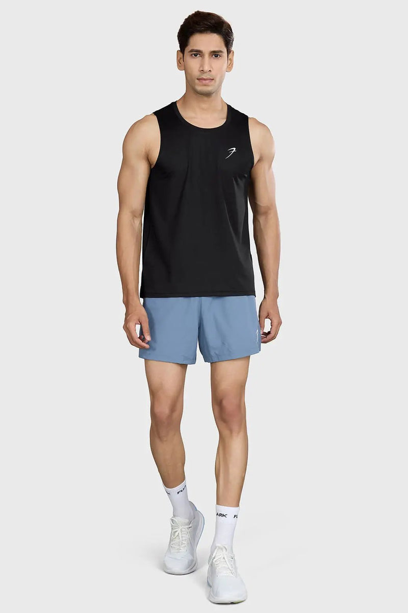 Ember Running Tank Black by Fuaark Nz