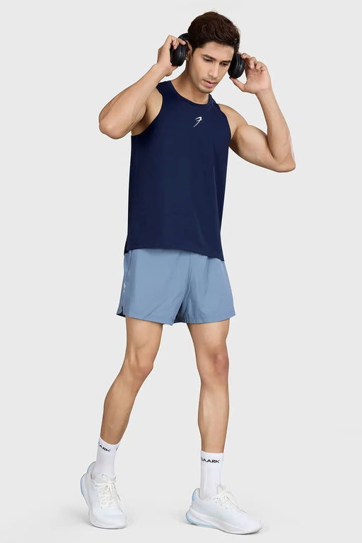 Pulse Running Tank Navy by Fuaark Nz