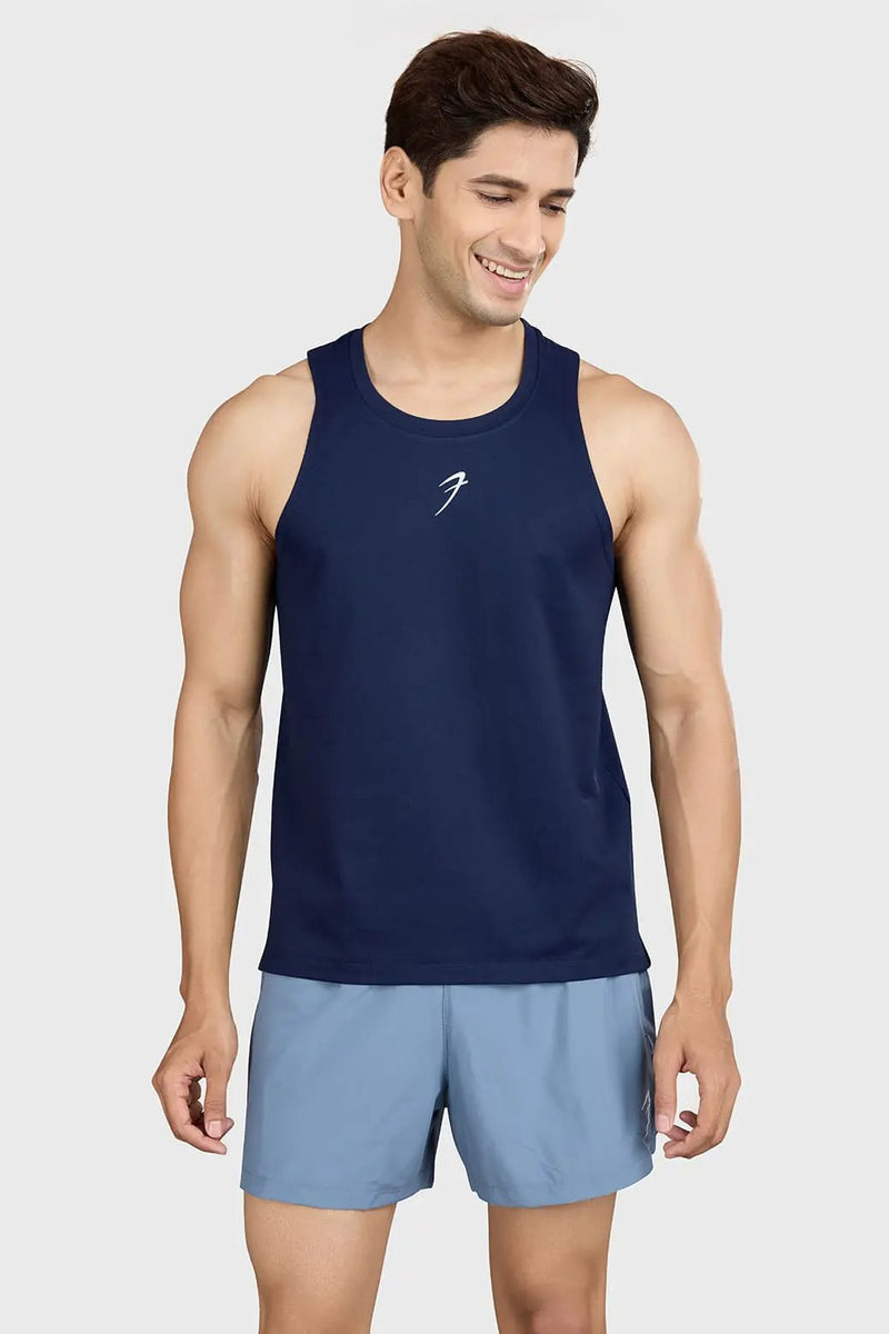 Pulse Running Tank Navy by Fuaark Nz