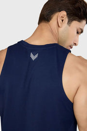Pulse Running Tank Navy by Fuaark Nz