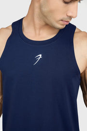 Pulse Running Tank Navy by Fuaark Nz