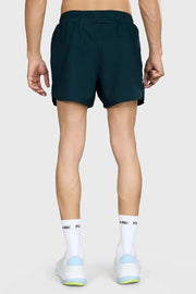 Pulse 4" Running Shorts Deep Green by Fuaark Nz