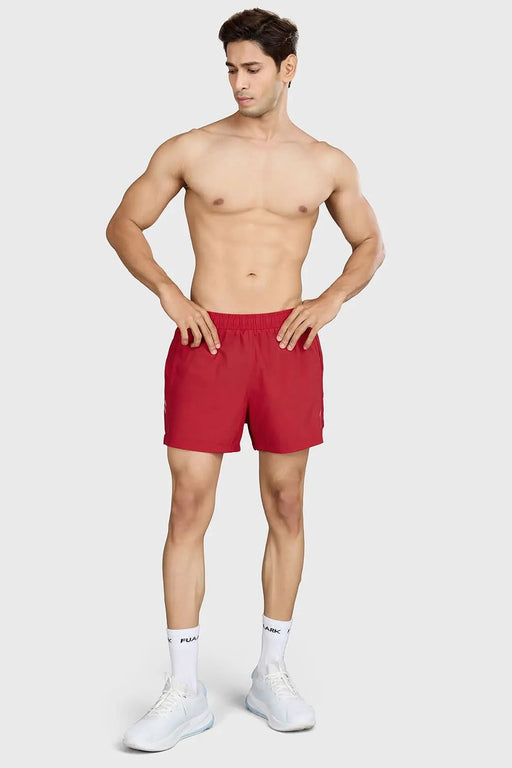 Pulse 4" Running Shorts Red by Fuaark Nz