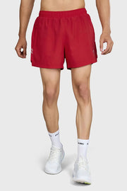 Pulse 4" Running Shorts Red by Fuaark Nz