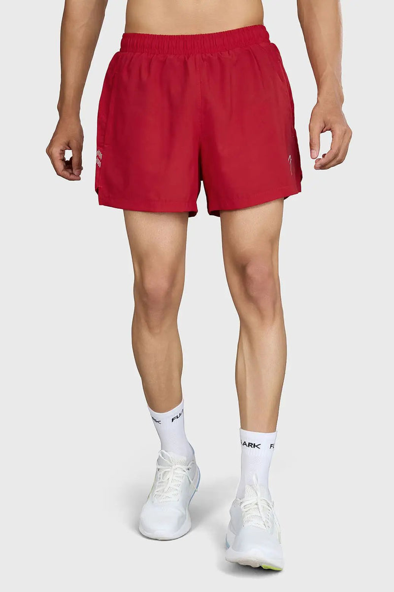 Pulse 4" Running Shorts Red by Fuaark Nz