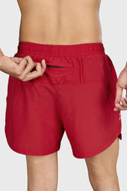 Pulse 4" Running Shorts Red by Fuaark Nz