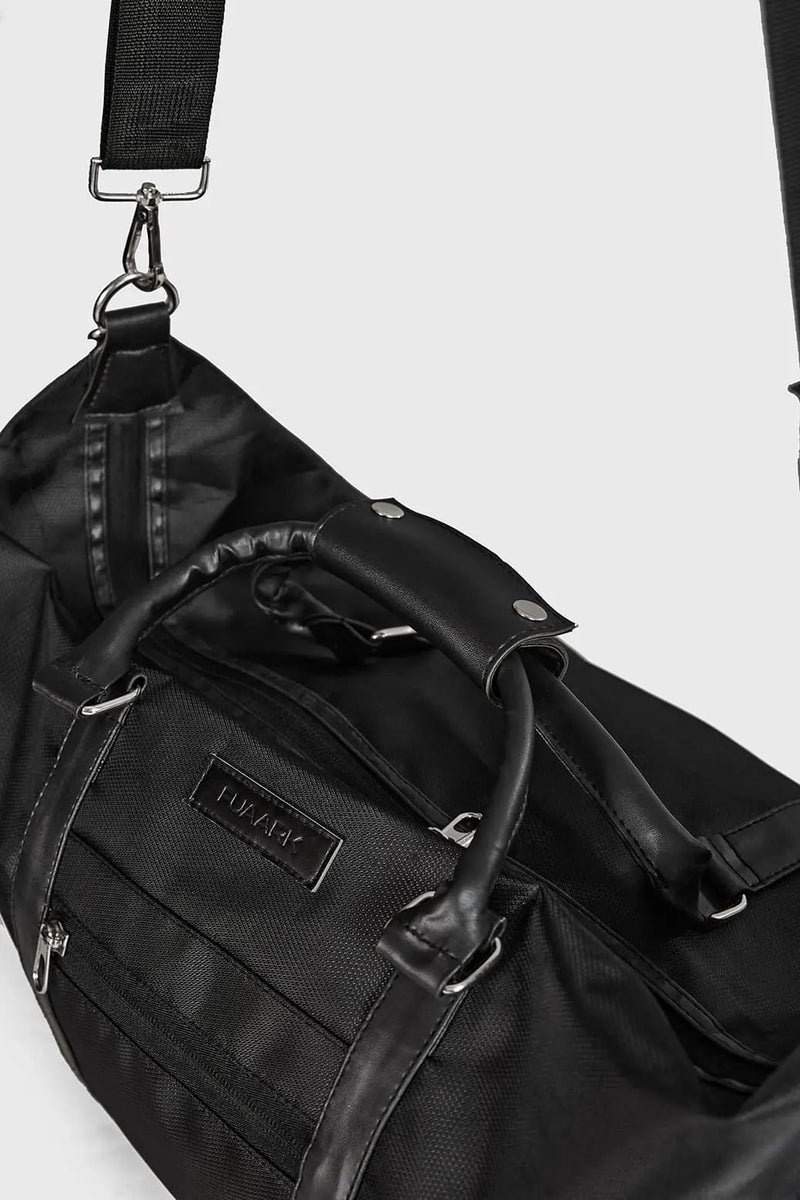Vault Duffle Bag Black by Fuaark Nz