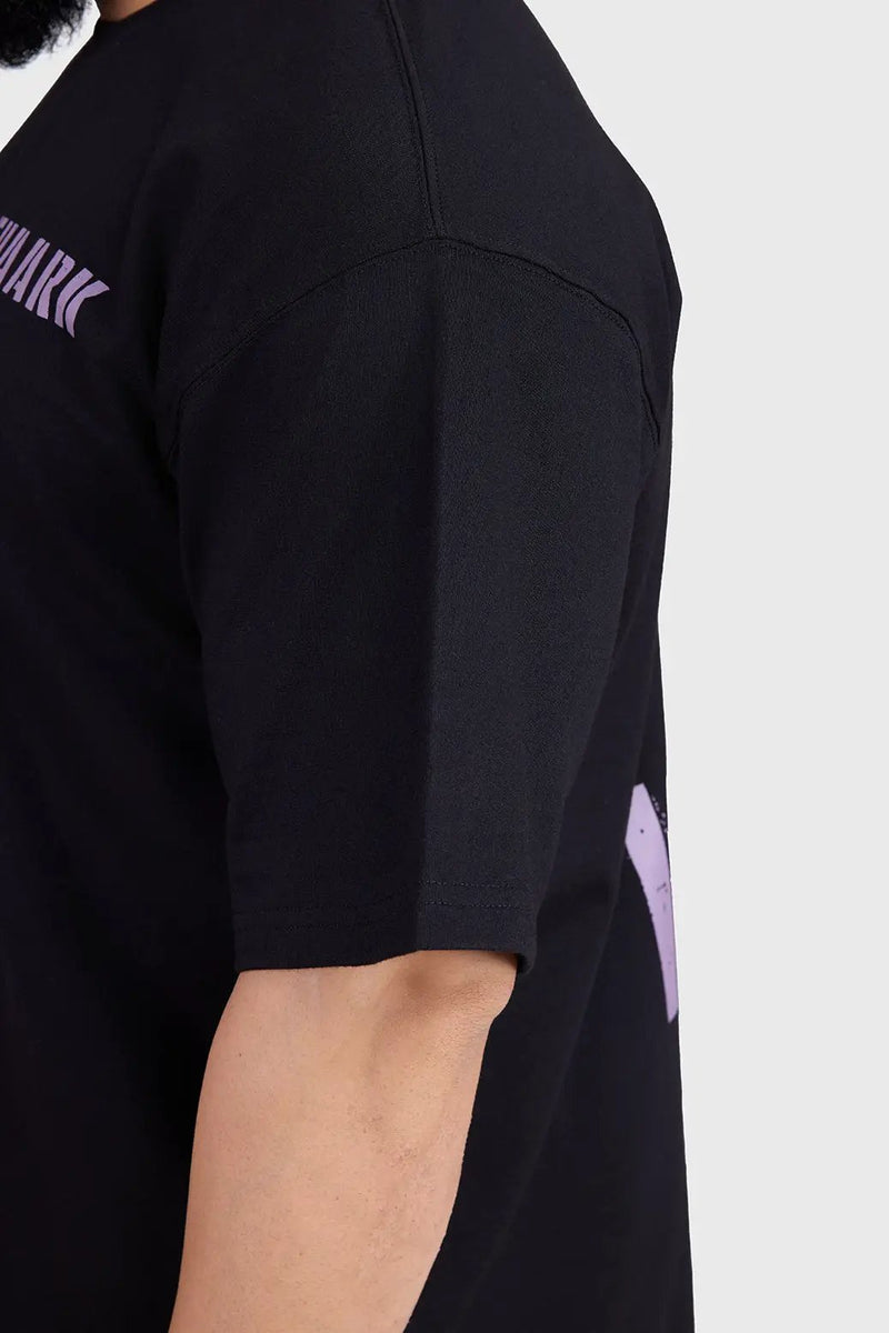 Unisex Rage Oversized T-shirts Black by Fuaark Nz
