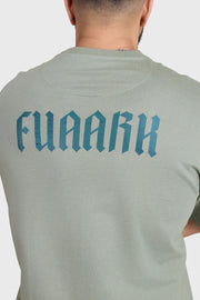 Unisex Regime Oversized T-shirts Sage Green by Fuaark Nz