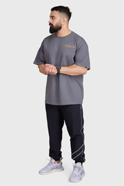 Rage Oversized T-shirts Charcoal by Fuaark Nz
